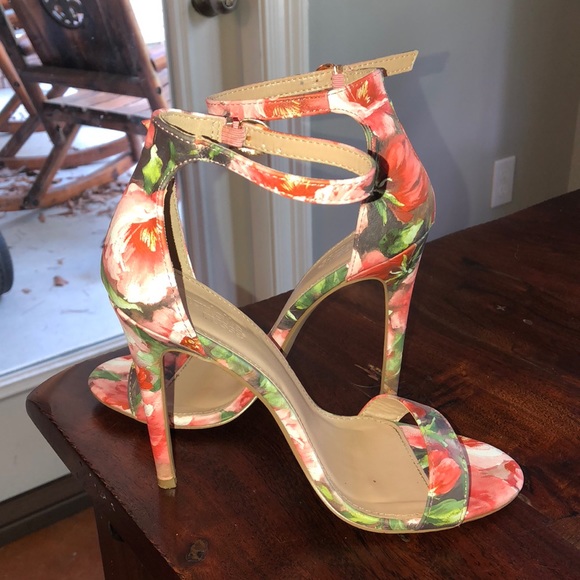 Charlotte Russe Shoes - Floral Stilettos